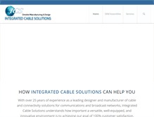 Tablet Screenshot of icscable.com